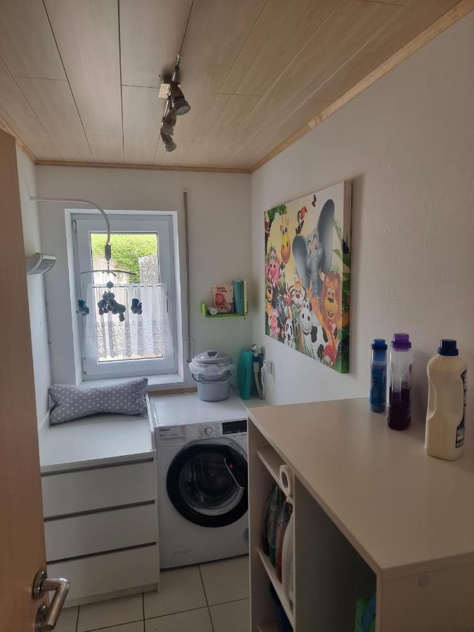 Ferienwohnung Biosphaerenblick Münsingen Esterno foto