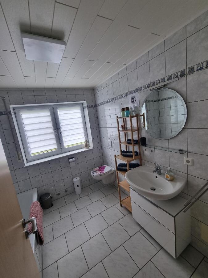 Ferienwohnung Biosphaerenblick Münsingen Esterno foto