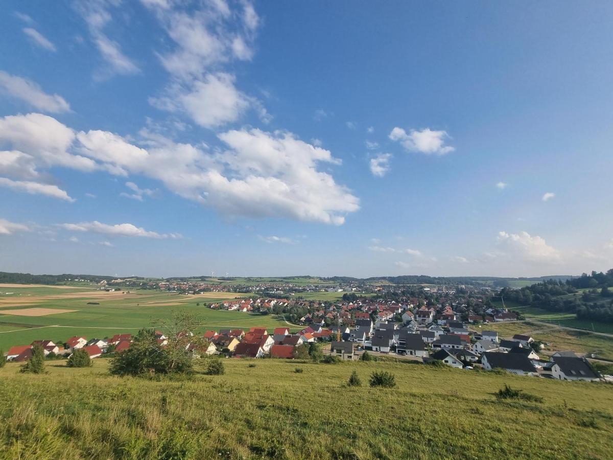 Ferienwohnung Biosphaerenblick Münsingen Esterno foto