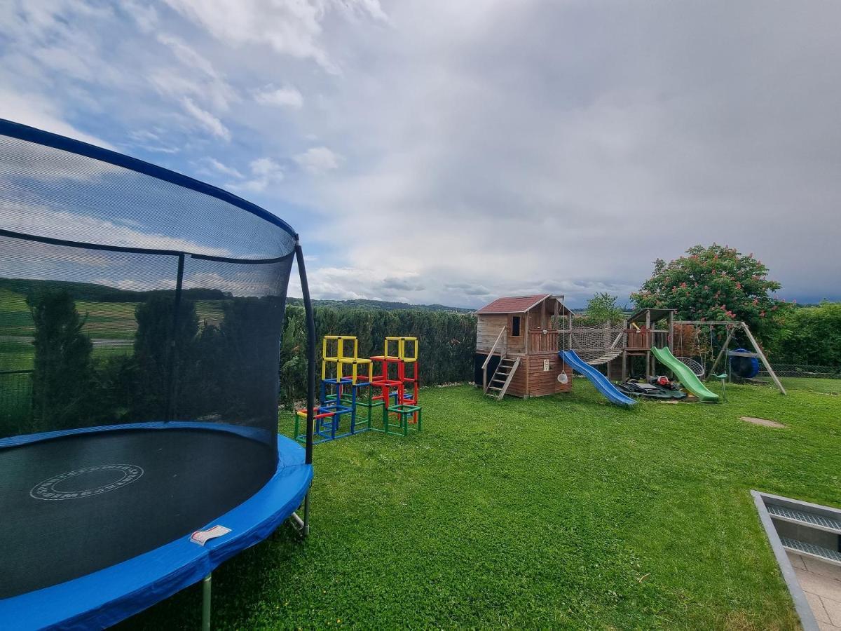 Ferienwohnung Biosphaerenblick Münsingen Esterno foto